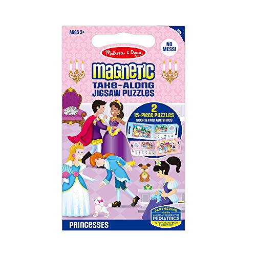 Foto 2 pulgar | Venta Internacional-melissa & Doug Take-along Magnetic Jigsaw Puzzles Toya-princesas (2 Rompecabezas De 15 Piezas)