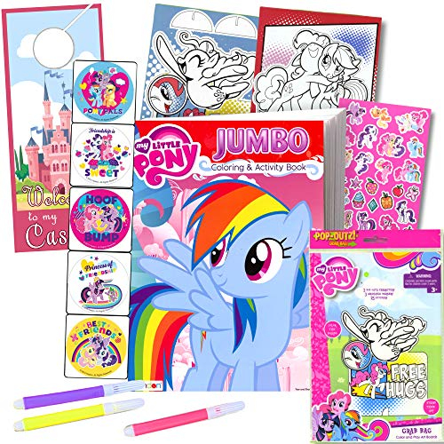 Foto 2 pulgar | Venta Internacional-my Little Pony Coloring Book Con Take-n-play Set-book Para Colorear De 96 Páginas, My Little Pony Y