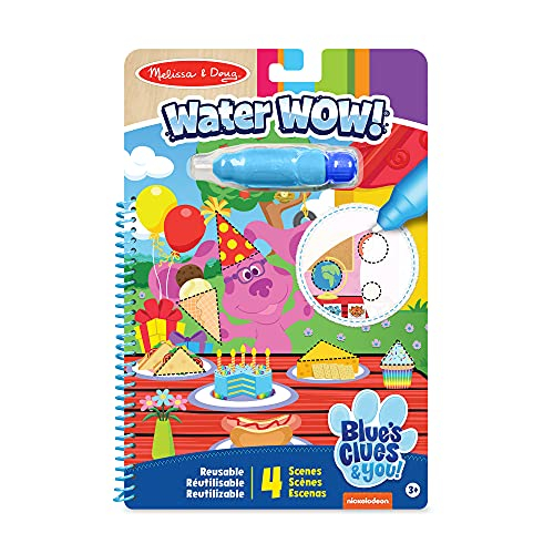 Venta Internacional - ¡melissa & Doug Blue's Plues & You! ¡agua Guau! Formas De Agua Revela La Almohadilla De Actividad