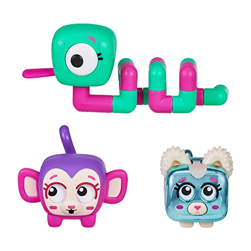 Venta Internacional - Little Live Pets - Squirkies: 3 Pack: Metallic Clickety Cat | Juguetes Inquietos Interactivos, Fun