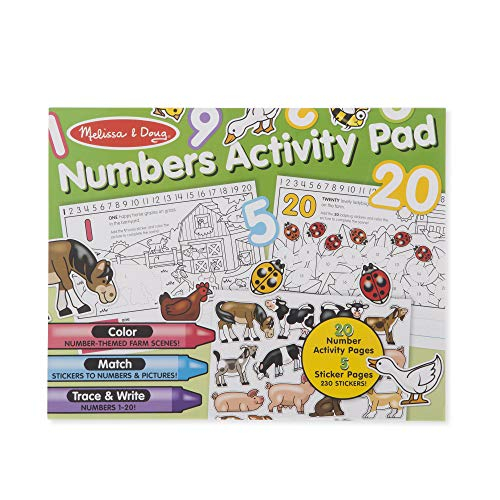 Foto 1 | Venta Internacional - Melissa & Doug Numbers Coloring Y Pegather Activity Pad