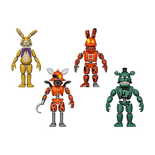 Foto 2 pulgar | Venta Internacional - Funko Pop! Cinco Noches En Freddy's Dreadbear Action Figures Juego De 4-dreadbear, Grim Foxy, Glit