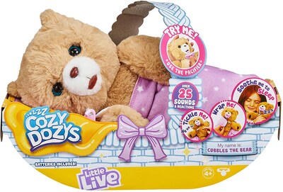 Foto 1 | Venta Internacional - Little Live Pets Cozy Dozy Cubbles The Bear - Más De 25 Sonidos Y Reacciones | Los Amigos, La Man