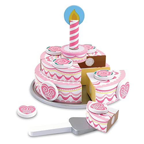 Foto 2 pulgar | Venta Internacional - Melissa Y Doug Triple -shayer Party Cake Wooden Play Set Food Food
