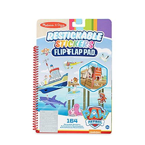 Venta Internacional - Melissa Y Doug Paw Patrol Pegatizaciones Reinvertibles Pad, Adventure Bay