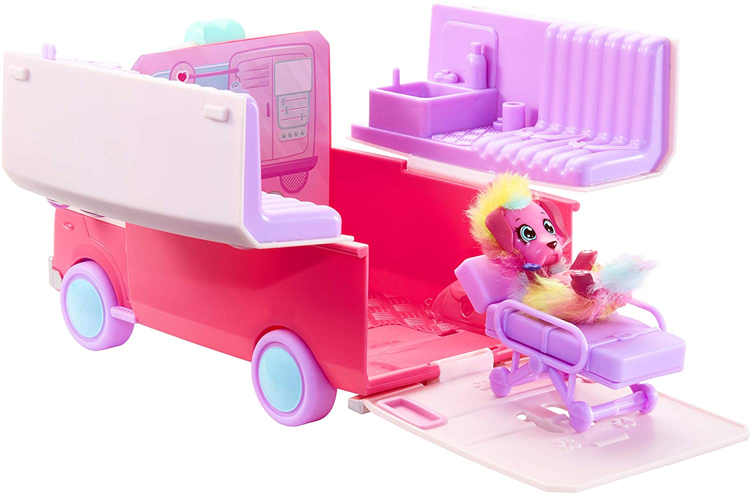 Foto 1 | Venta Internacional - Little Live Pets Scruff -a -luvs Surprise Vet Rescue - Ambulance Vet Set Con Una Cama De Médico