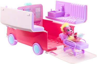 Foto 1 | Venta Internacional - Little Live Pets Scruff -a -luvs Surprise Vet Rescue - Ambulance Vet Set Con Una Cama De Médico