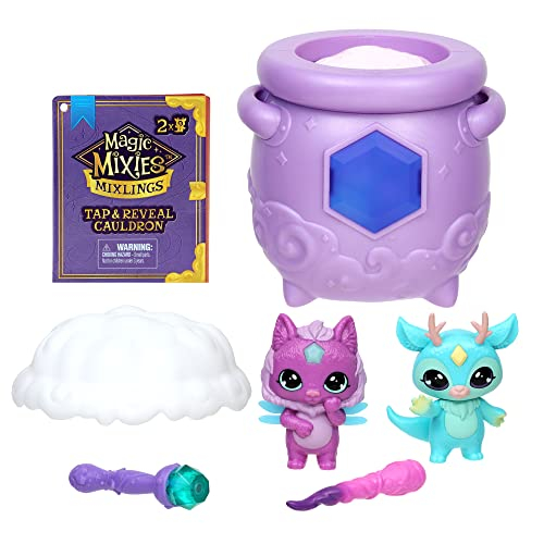 Foto 2 pulgar | Venta Internacional - Magic Mixies Mixlings Tap & Reveal Cauldron 2 Pack, Magic Wand Revela Poder Mágico Y Revelación