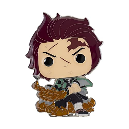 Foto 2 pulgar | Venta Internacional - Funko Pop! Pins De Tamaño: Demon Slayer - Tanjiro Kamado