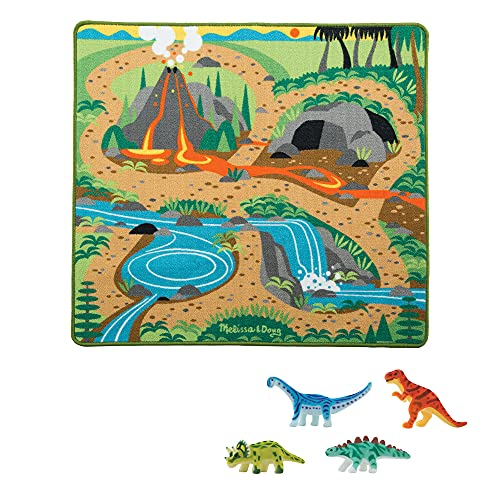 Foto 2 pulgar | Venta Internacional - Melissa Y Doug Prehistoric Playground Dinosaur Alfombra (39 X 36 Pulgadas, Embalaje Sin Frustraci