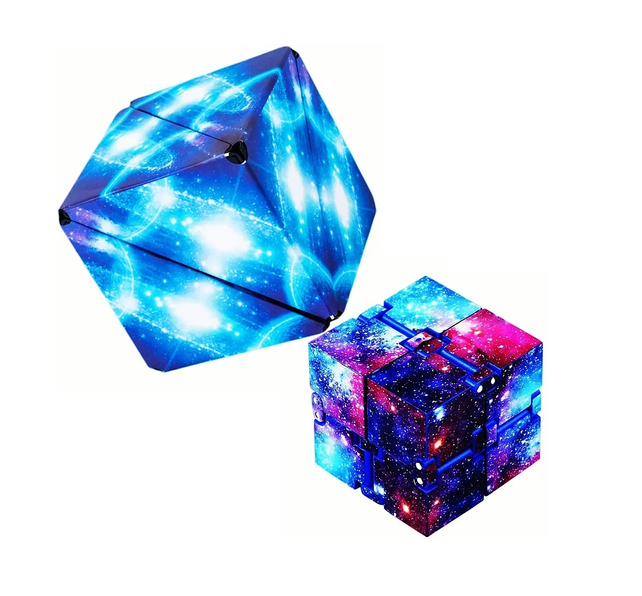 Cubo Infinito Formas Anti Estres Relajación Puzzle Cielo Estrellado