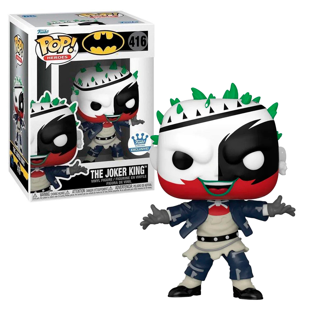 Foto 2 pulgar | Figura Funko Pop Joker King 416 Batman DC Comics Exclusivo