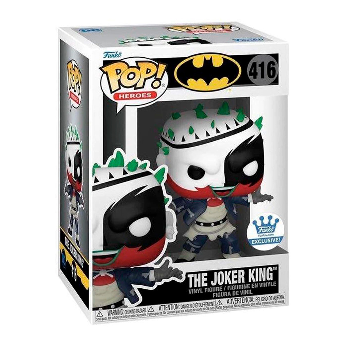 Foto 4 pulgar | Figura Funko Pop Joker King 416 Batman DC Comics Exclusivo