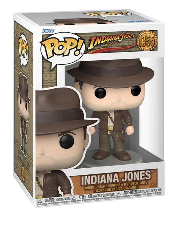 Foto 2 pulgar | Figura Funko Pop Movies: Rotla Indiana J W/Jacke #1355