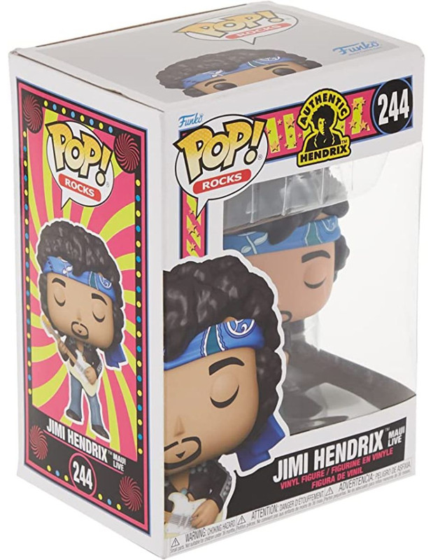 Figura Funko Pop Authentic Hendrix Jimmy Hendrix Maui Jacket #244