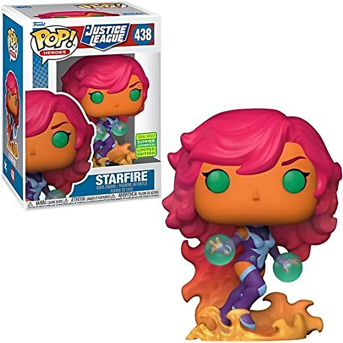 Foto 2 pulgar | Figura Funko Pop Justice League Starfire # 438 Summer Convention 2022
