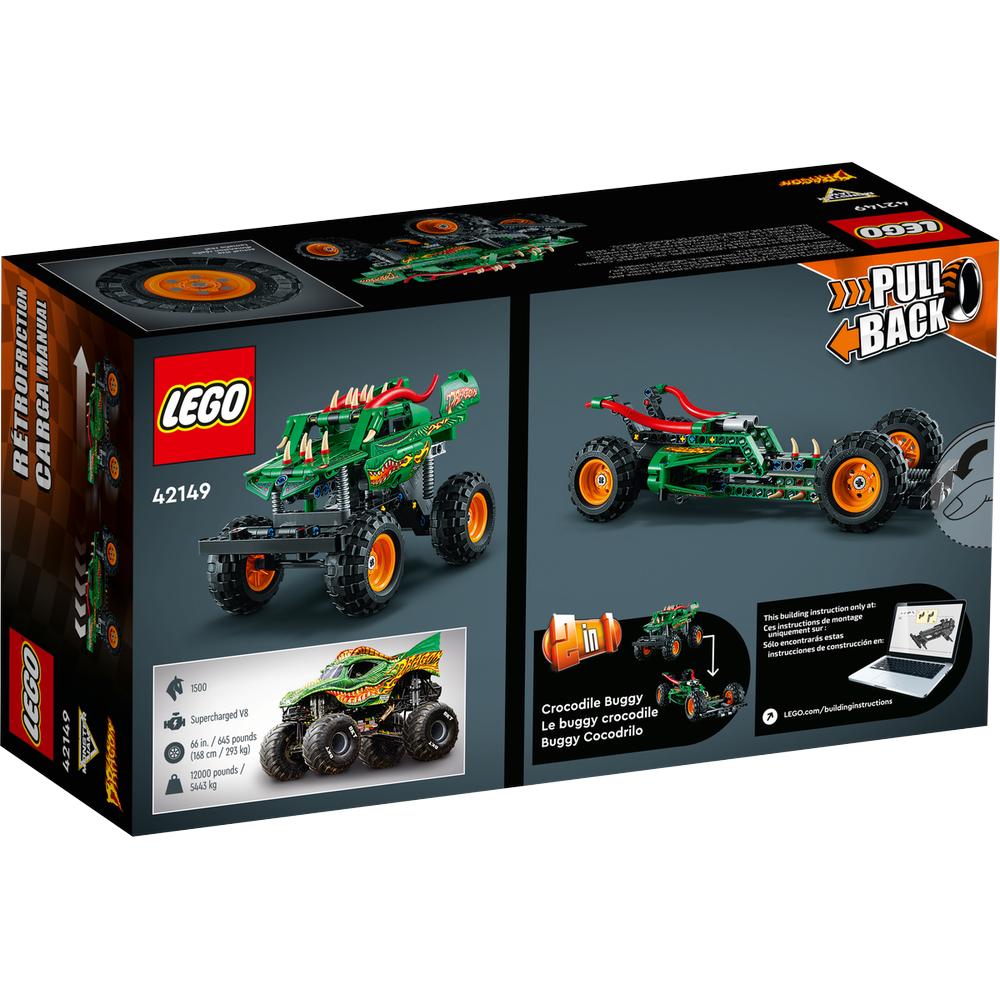 Foto 5 pulgar | Lego Technic Monster Jam Dragon 42149