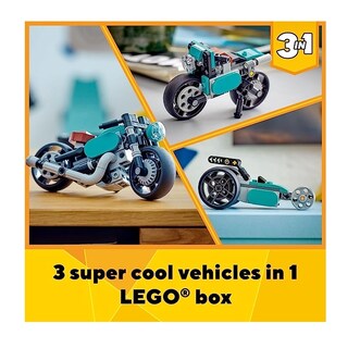 Foto 3 | Set de Construcción Lego Creator 31135 Moto Clásica 128 Piezas