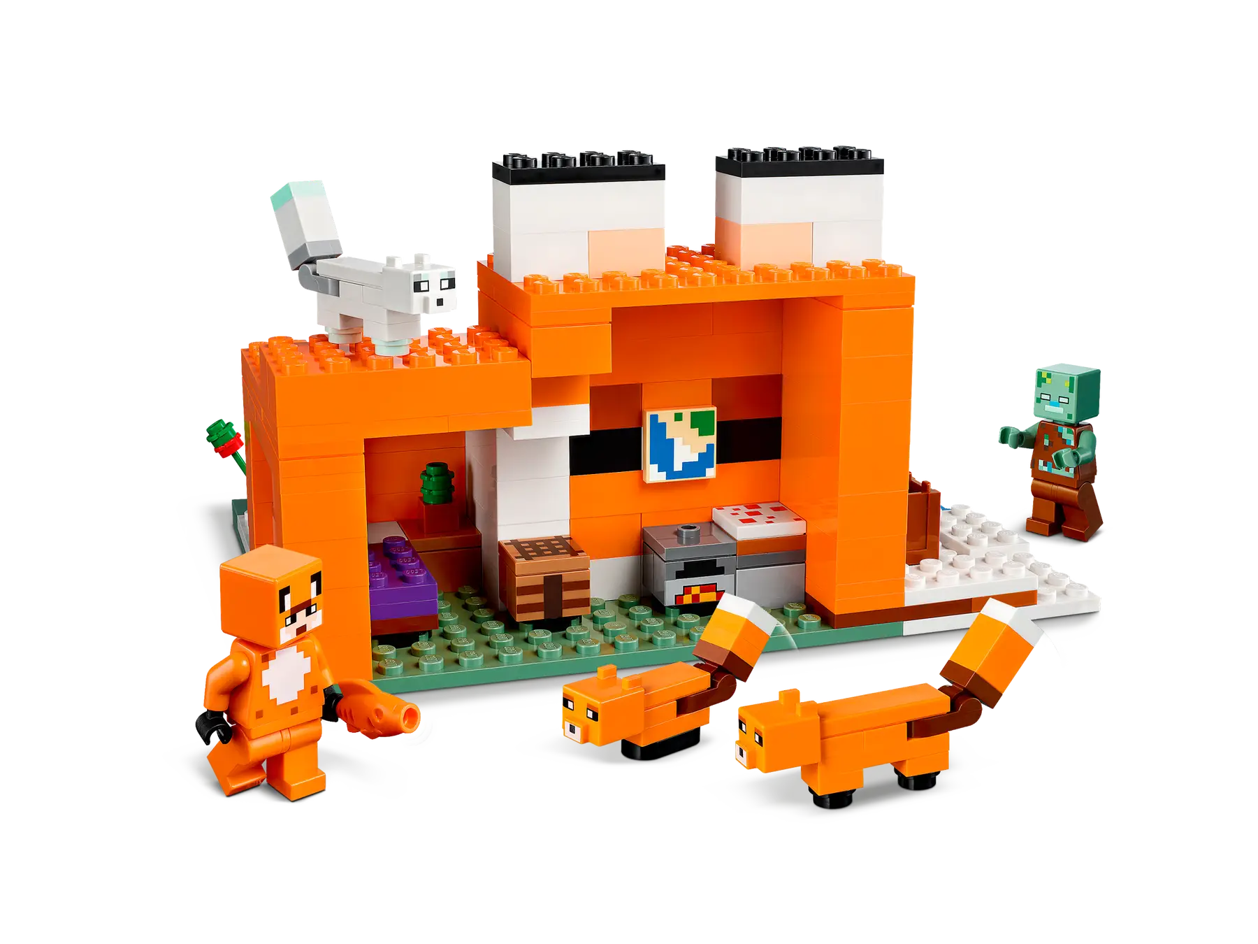 Foto 4 pulgar | Set Lego Minecraft Refugio del Zorro 21178