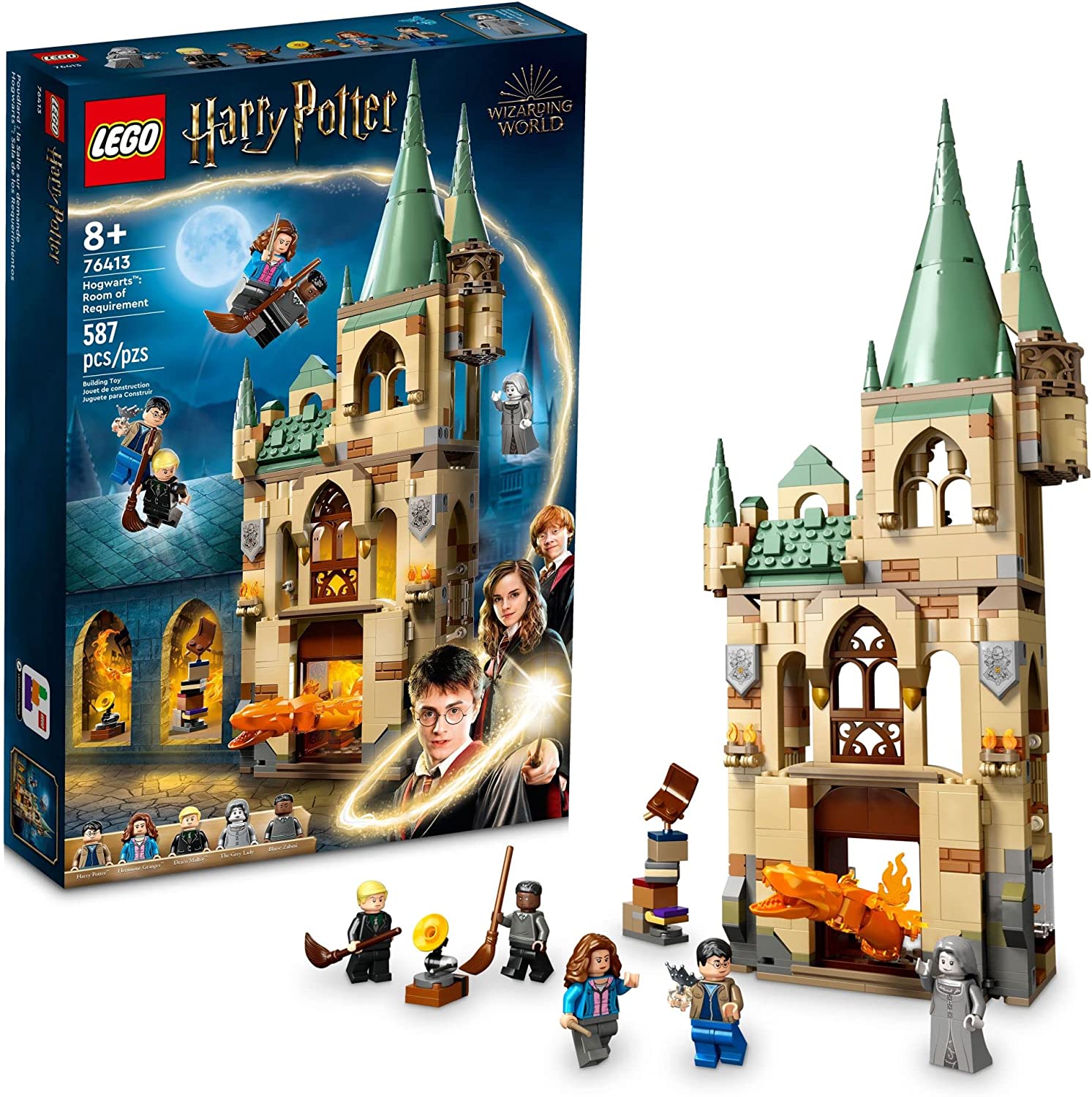 Foto 2 pulgar | Set de Harry Potter Hogwarts Lego Sala de los Requerimientos 76413