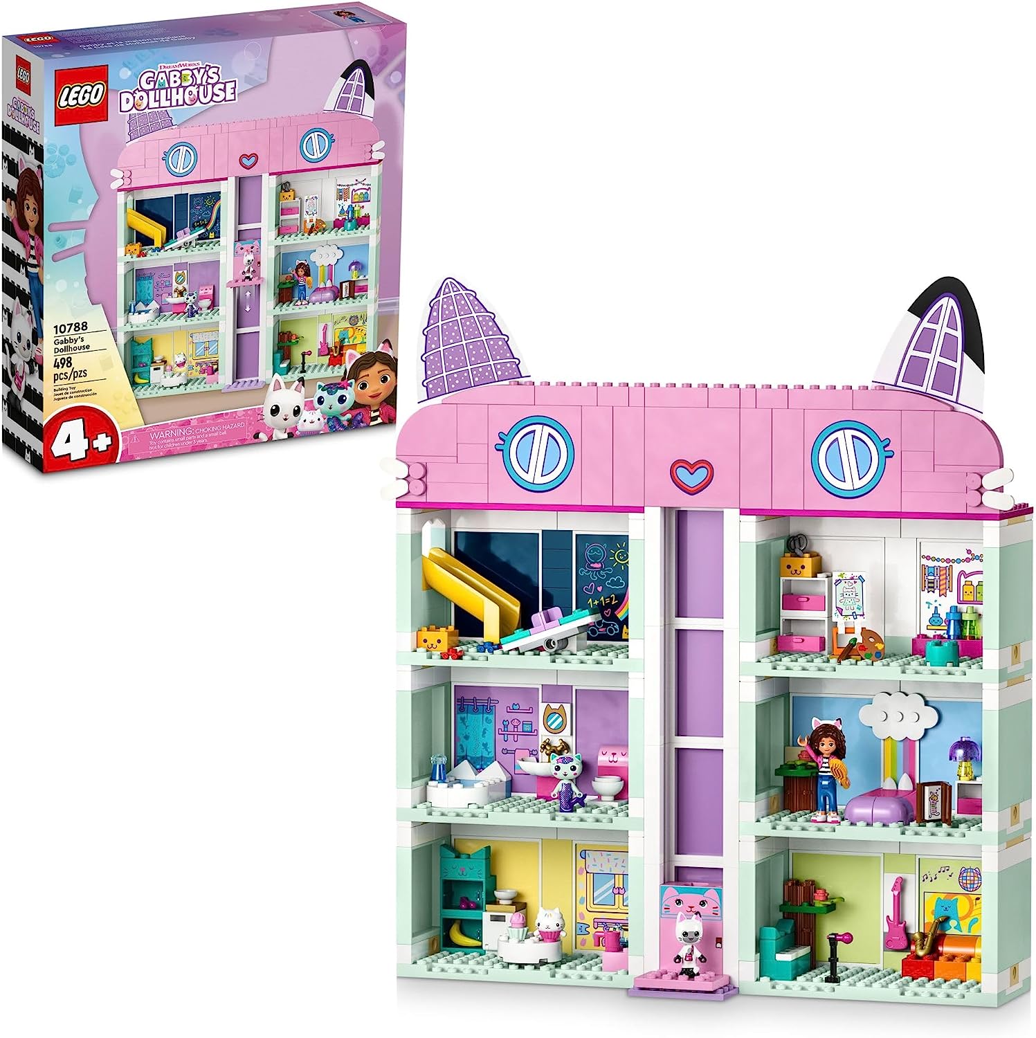 Foto 1 | Lego Gabbys Dollhouse La Casa De Muñecas Gabby 10788