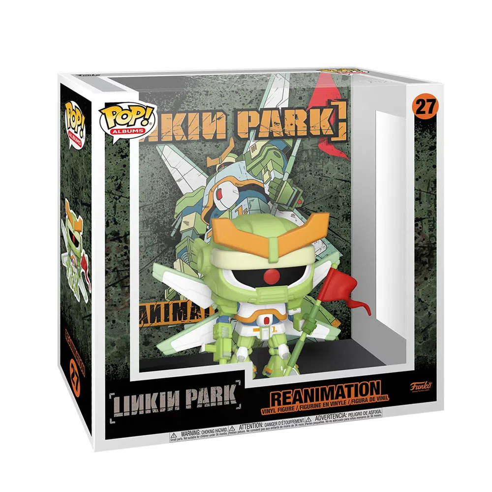 Foto 4 pulgar | Figura Coleccionable Funko Pop! Album Cover Linkin Park Reanimation