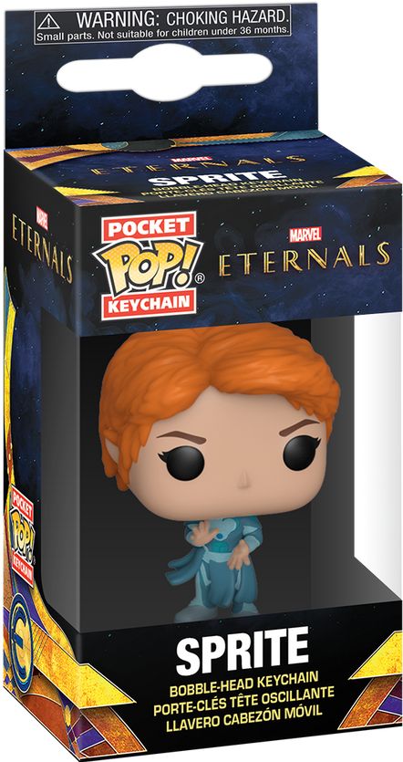 Foto 3 pulgar | Figura Coleccionable Funko Pop! Keycahin Sprite Eternals
