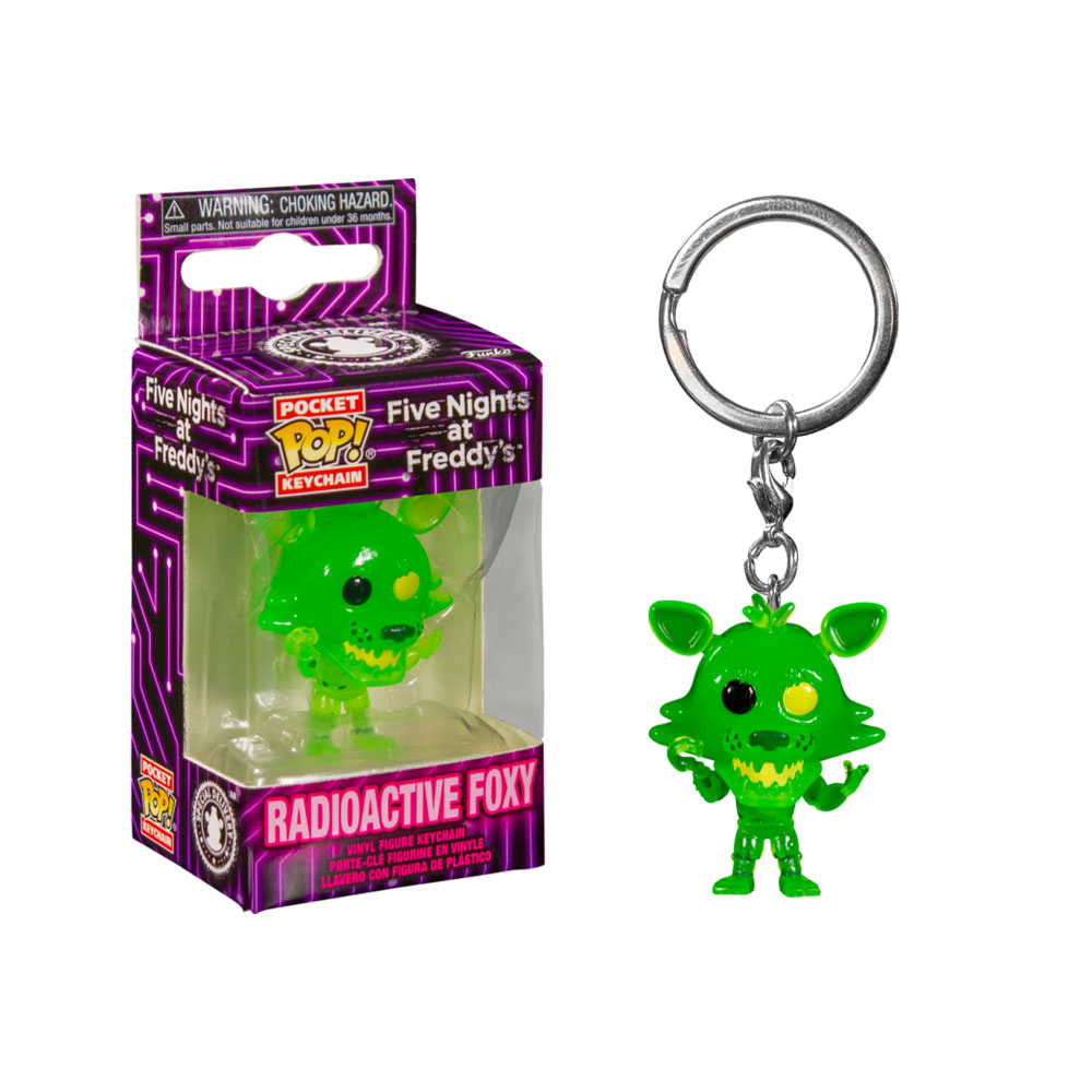 Foto 3 pulgar | Figura Coleccionable Funko Pop! Keycahin Radiactive Foxy Five Nights At Freddy