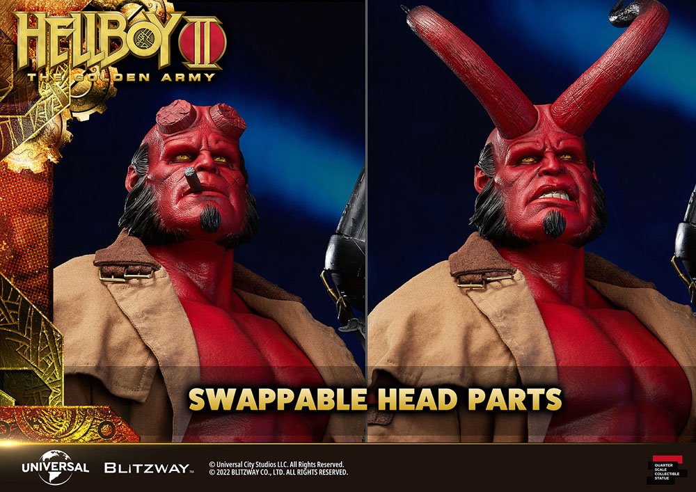 Foto 5 pulgar | Estatua Coleccionable Blitzway Hellboy 1:4 De Esala