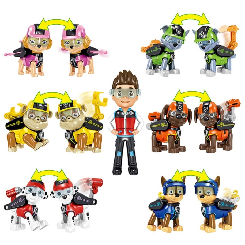 Foto 2 | Venta Internacional - Set de 7 Personajes de Paw Patrol No Brand