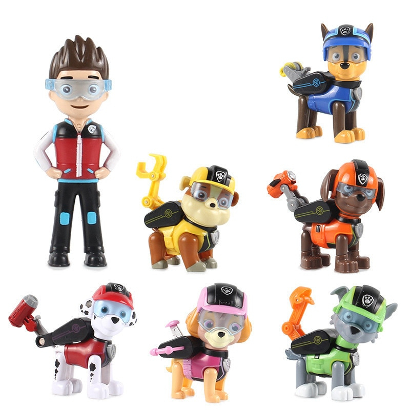 Foto 5 pulgar | Venta Internacional - Set de 7 Personajes de Paw Patrol No Brand