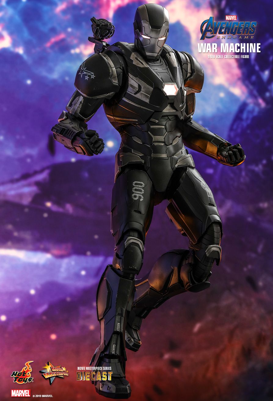 Foto 3 pulgar | War Machine Avengers Endgame Hot Toys