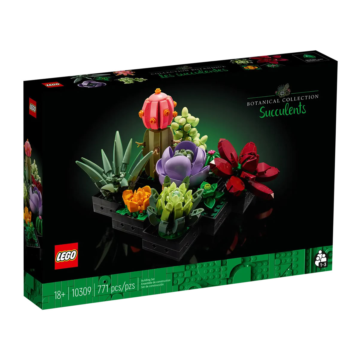 Foto 5 pulgar | Set De Construcción Lego Botanical Collection Succulents 10309