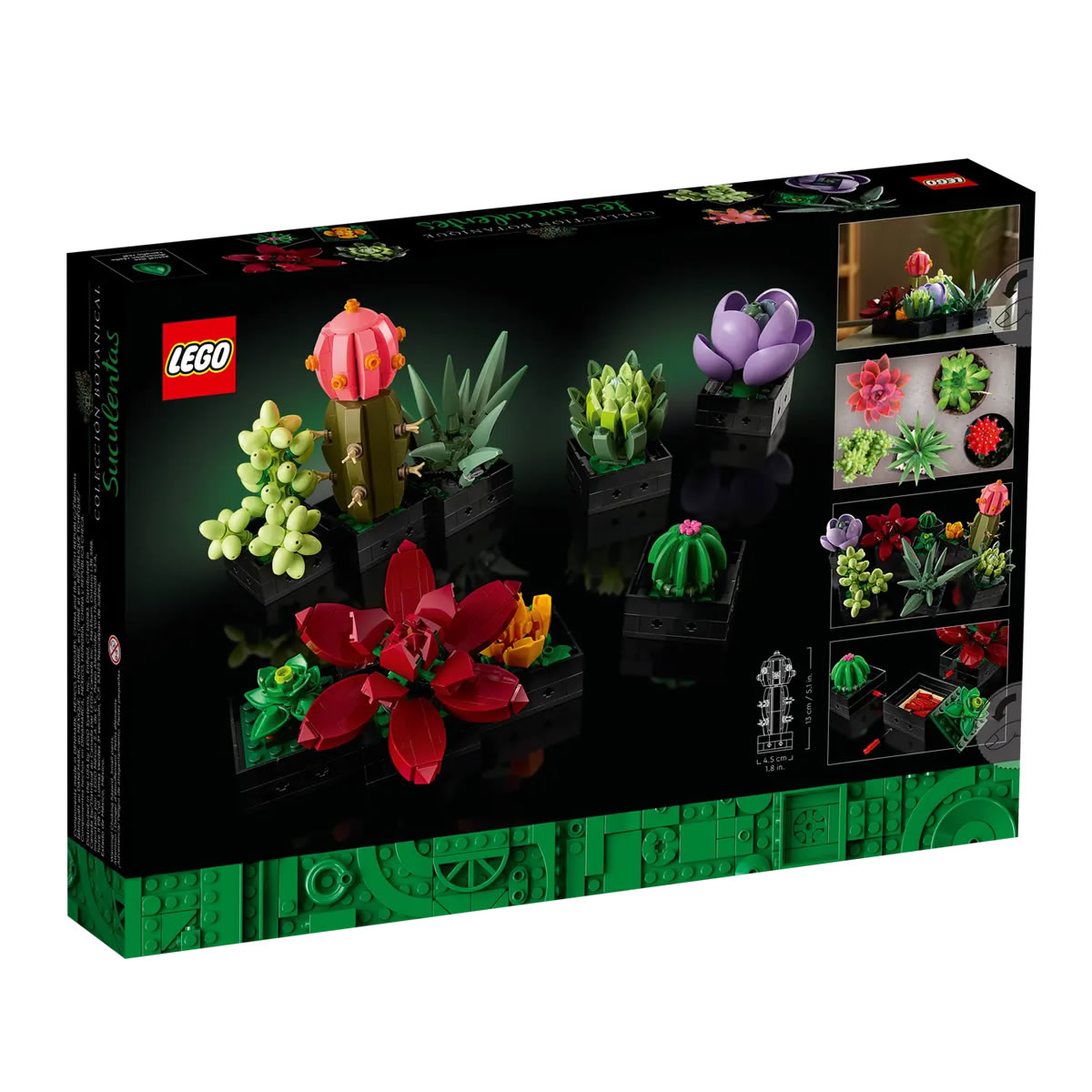 Foto 6 pulgar | Set De Construcción Lego Botanical Collection Succulents 10309