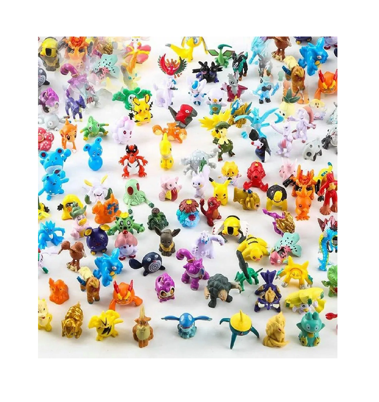 Conjunto De Figuras De Acción Pequeñas De Pokémon 144 Piezas