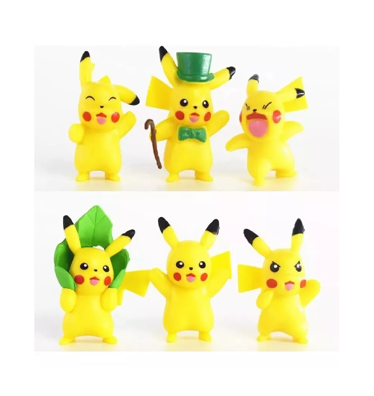 Foto 5 pulgar | Pokemon Coleccionables Pikachu De Regalo Amarillo 18 Figuras