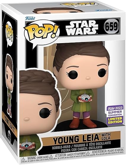 Foto 2 pulgar | Funko Pop Young Leia Con Lola Summer Convention Funko 3023 659  Star Wars  Movies