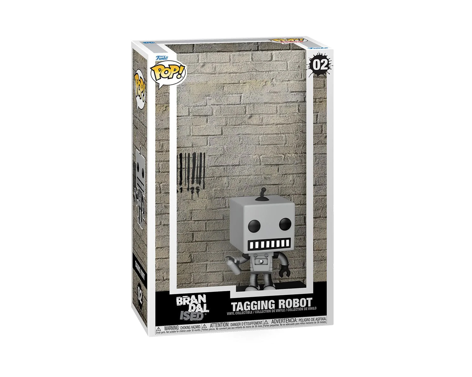 Foto 2 pulgar | Funko Pop Art Cover Brandalised - Robot por Banksy 02