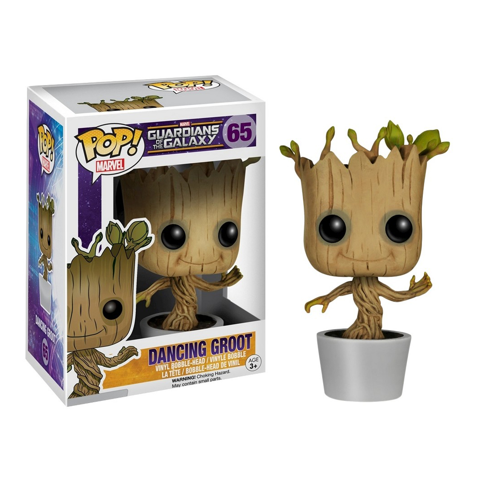 Funko Pop Dacing Groot  65 Guardianes De La Galaxia  Marvel Movies