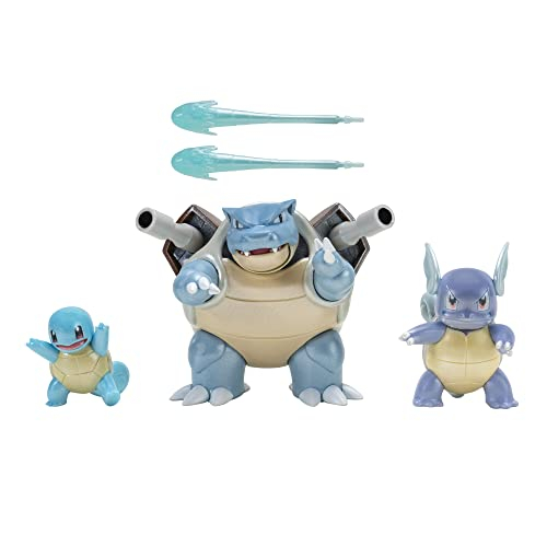 Foto 2 pulgar | Venta Internacional- Paquete Pokémon Select Evolution Squirtle/ Wartortle/ Blastoise 3 Piezas