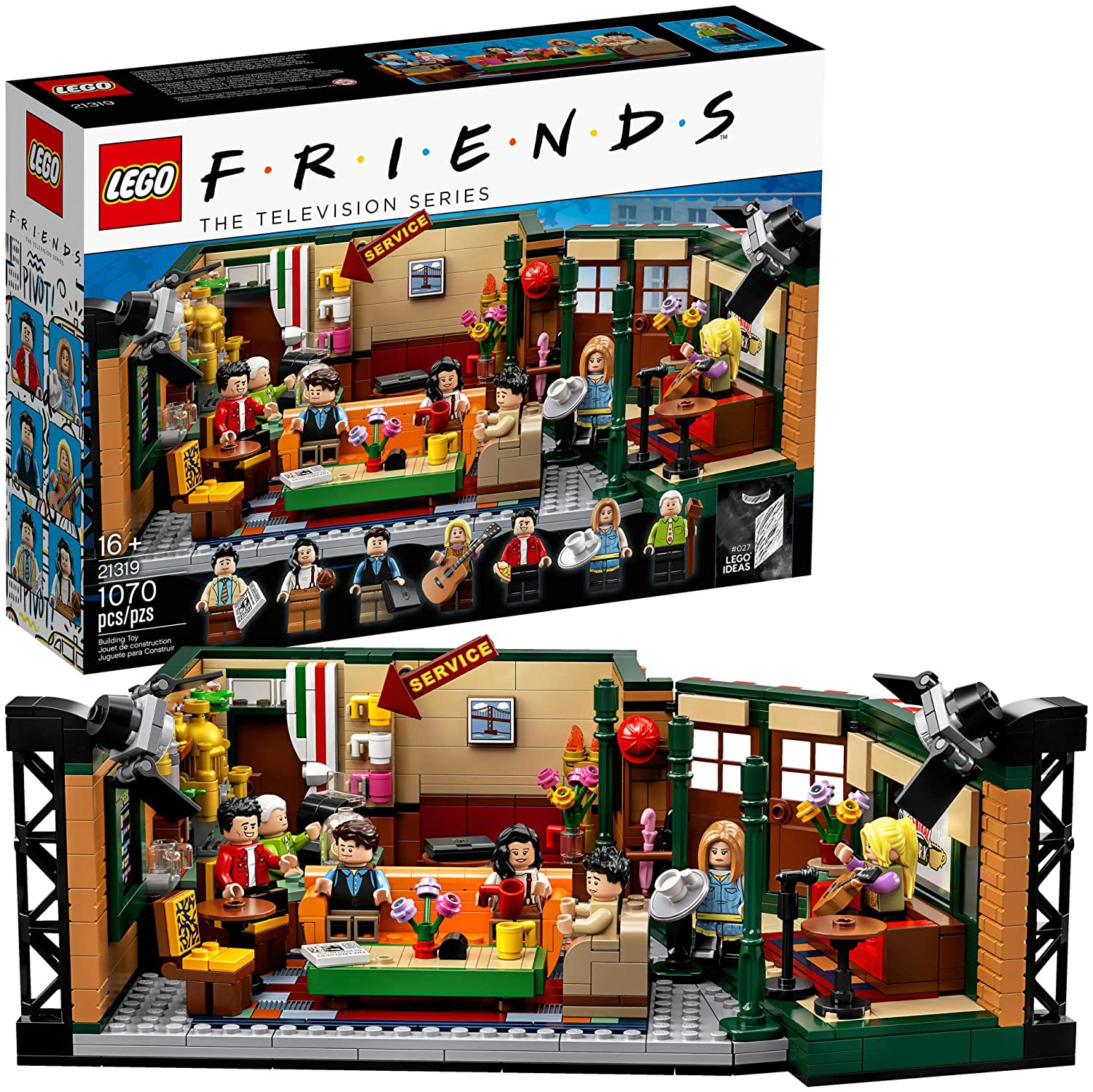 Foto 2 pulgar | Venta Internacional- Kit De Construcción Lego Friends Central Perk 1070 Piezas