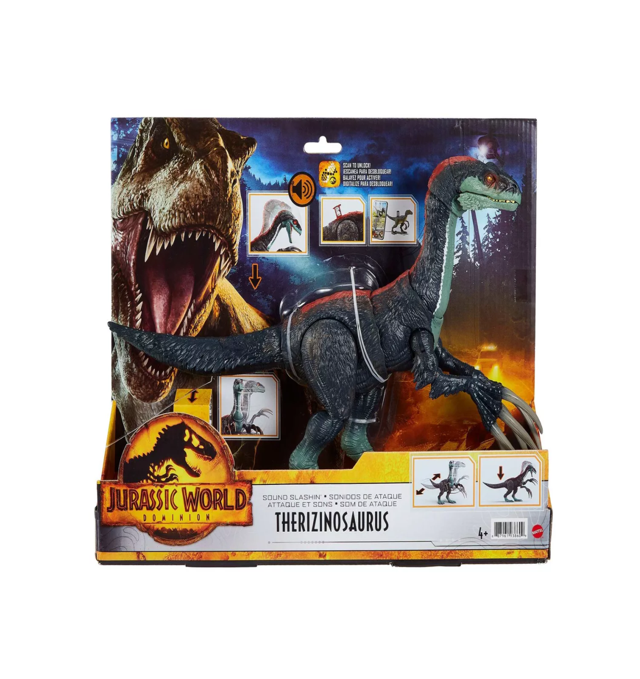 Foto 3 | Figura de Acción Mattel Therizinosaurio Dominion