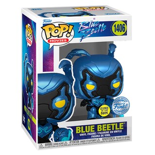 Foto 1 | Funko Pop Blue Beetle 1406 Special Edition Glow Blue Beetle