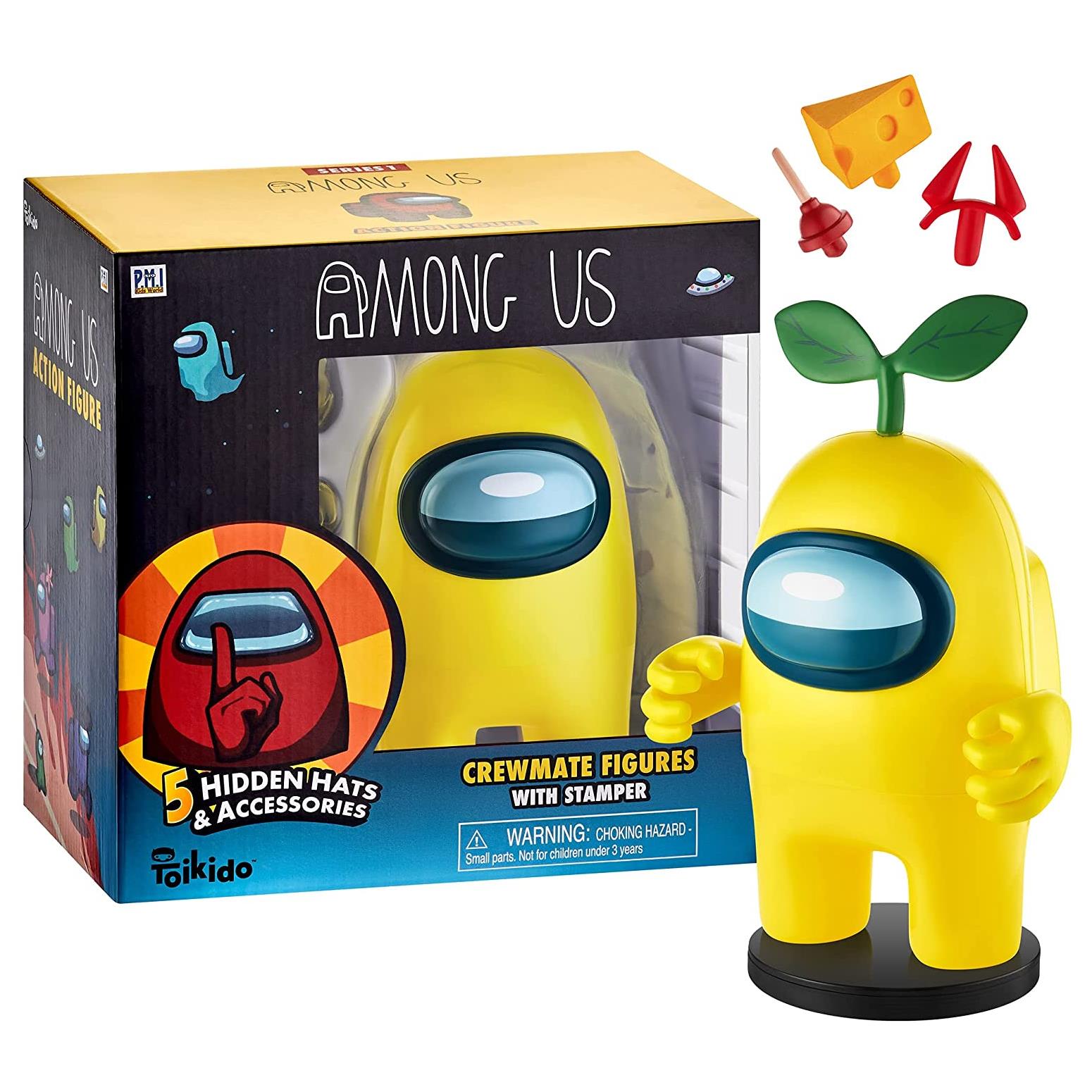 Venta Internacional-Figura Among Us Amarillo