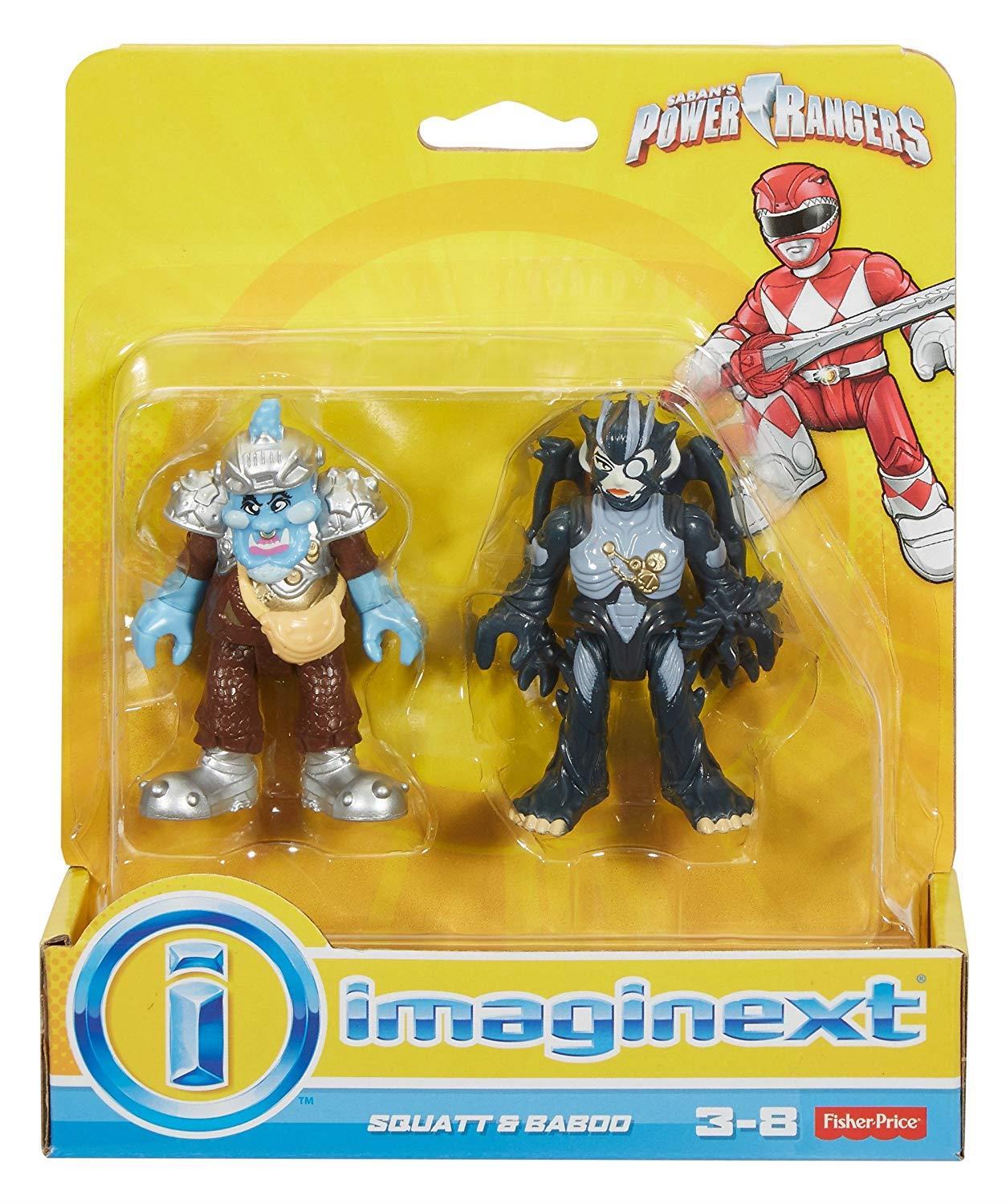 Foto 3 pulgar | Venta Internacional - Figura Fisher-Price Imaginext Squat & Baboo Power Rangers Multicolor