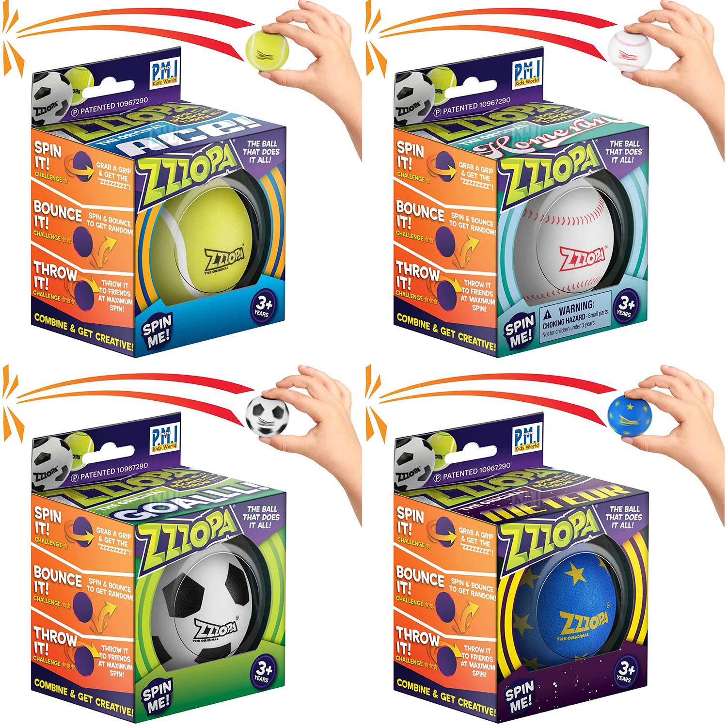 Foto 2 pulgar | Venta Internacional - Set de 4 Pelotas Antiestrés Zzzopa Fidget para niños y adultos