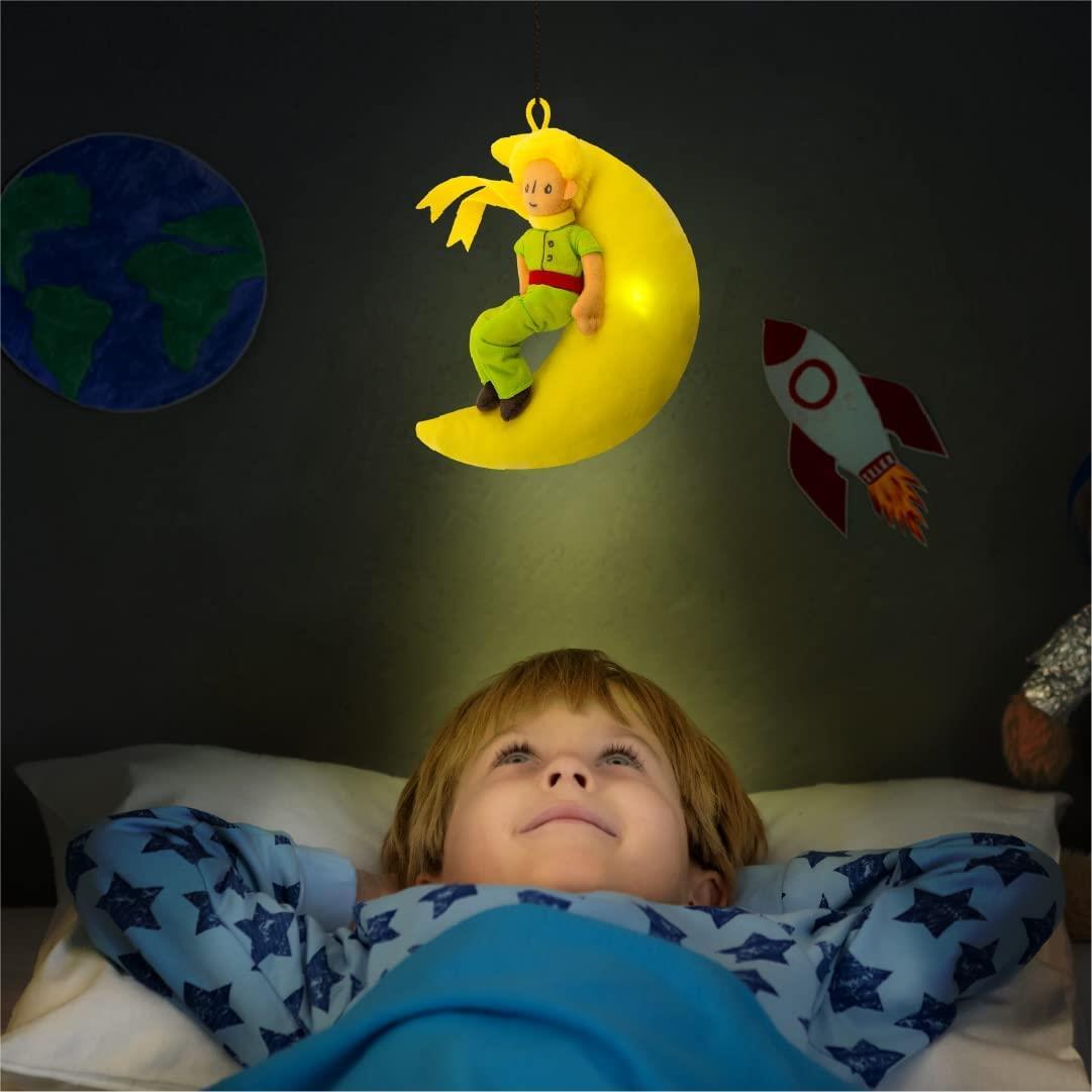 Foto 4 pulgar | Venta Internacional- Peluche Mighty Mojo de El Principito Le Petit con Moon Night Light Up Bedtime