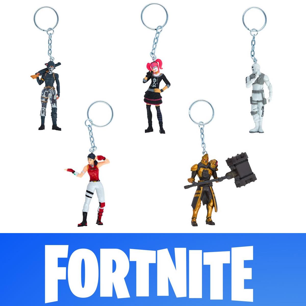 Foto 2 pulgar | Venta Internacional- Llaveros Fortnite 5pk Elite Agent Lace Scratch Scarlet Gold