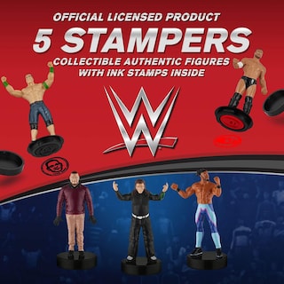 Foto 2 | Venta Internacional - Sellos de Superestrellas WWE 5 Piezas