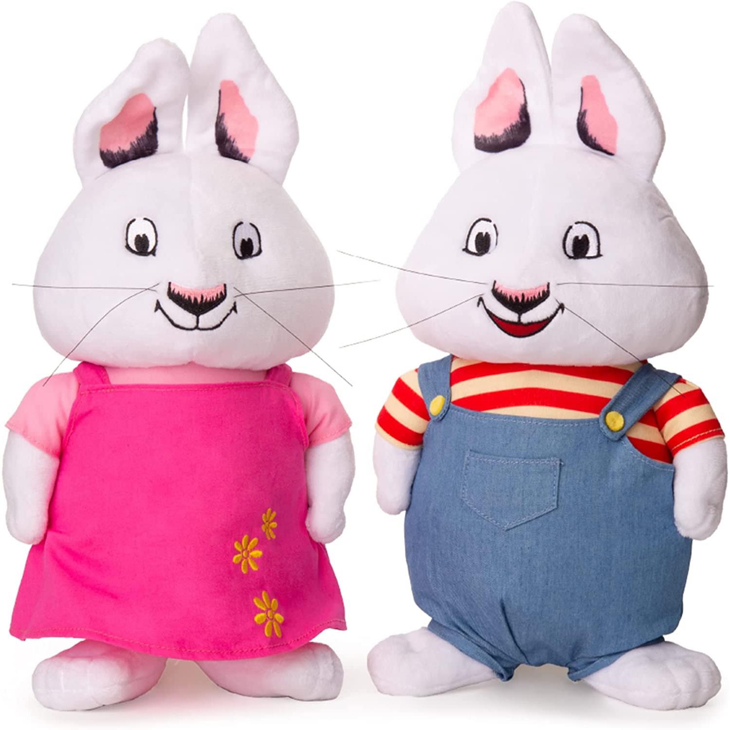 Foto 6 pulgar | Venta Internacional-Peluche Max y Ruby Rabbit White Bunny Plush Doll Kids Tv Show Toy